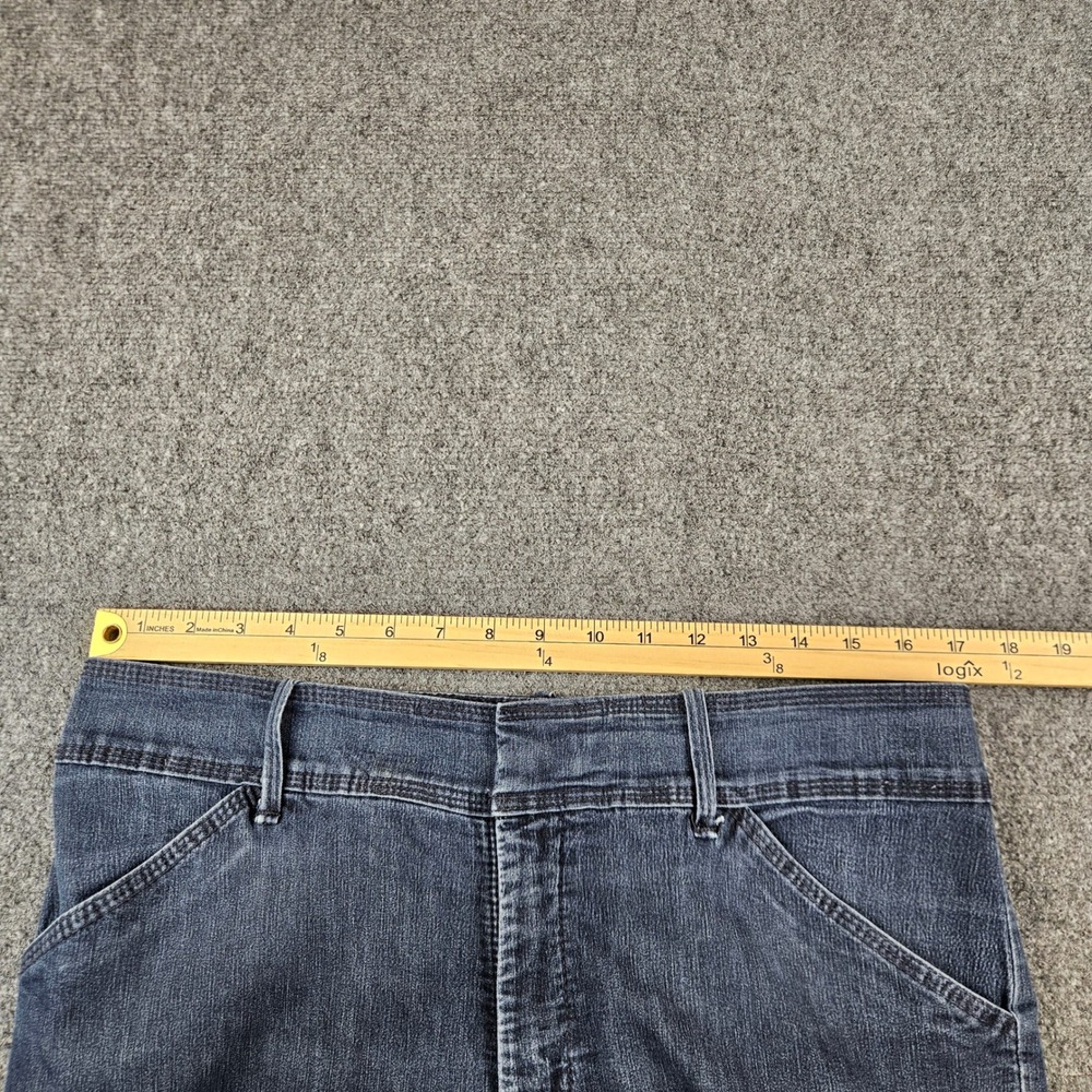 Lee Natural Straight Leg Jeans Dark Wash Denim Pants 14 Short 4659441 - Picture 5 of 9